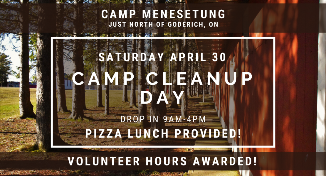 Camp Menesetung Camp Cleanup Day